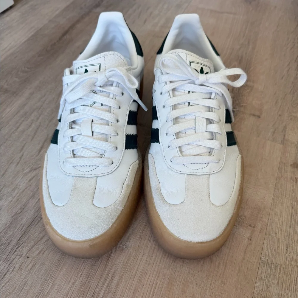 adidas Samba Platform Sneakers White Green Gum - Picture 4 of 6